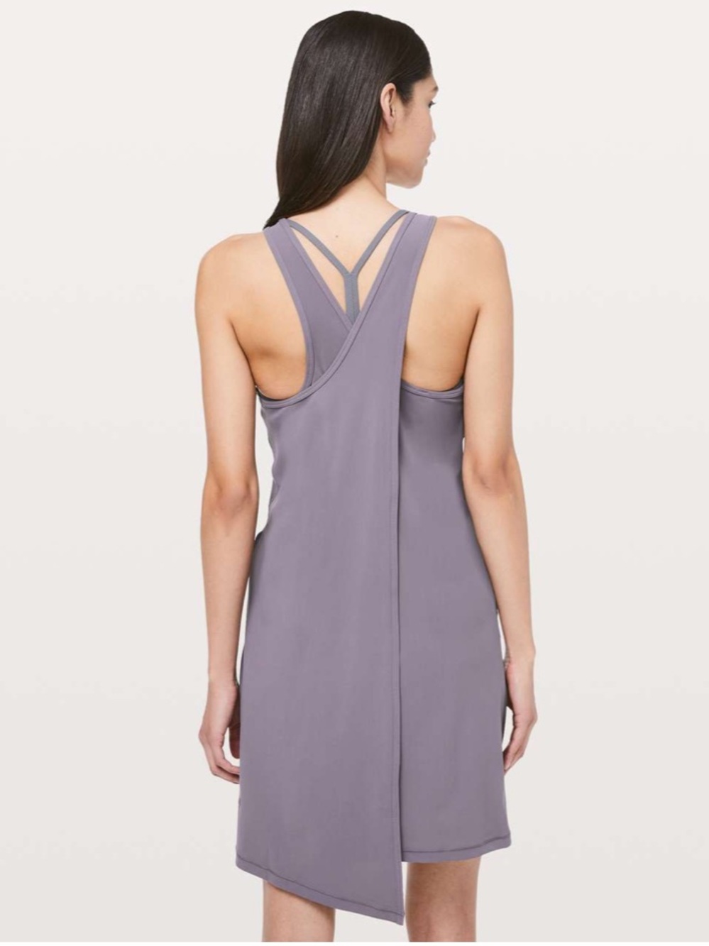 Lululemon Early Morning Dress Graphite Purple size 8